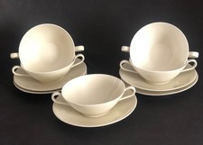 Rosenthal Porzellan Design Bettina Suppentassen  5 x Gedecke elfenbein 