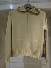 Edler Cardigan mit Kapuze "ST.JOHN SPORT BY MARIE GRAY" gold, Gr. M, NEU