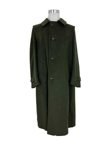 Vintage burberry loden coat - loden,
