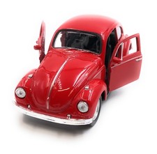 Modellauto VW Käfer Beetle Cabrio Rot Auto 1:34-39 (lizensiert)