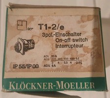 Klöckner-Moeller T1-2/E – 3-poliger Ein-Aus-Schalter (IP55) –