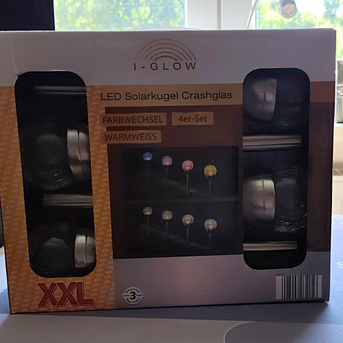 Glow solar led sockelleuchte - solar,