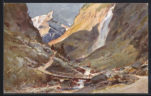 Künstler edward harrison - künstler-ak,
