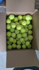 gebrauchte Tennisbälle, 85 Stück