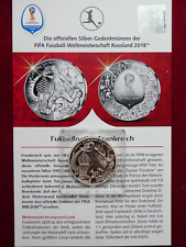 Frankreich, 10 Euro, Fußball WM, 2018, Silber, original, PP