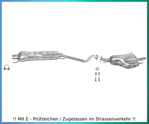 Auspuffanlage für opel astra - für,