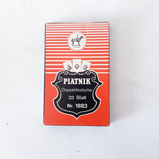 Piatnik Doppeldeutsche 33 Blatt Nr. 1883 Karten Set Spielkarten Vintage