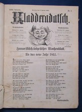 Kladderadatsch 18. Jahrg.Hefte 1-60 1865 Humoristisch-satirisches Wochenblatt js