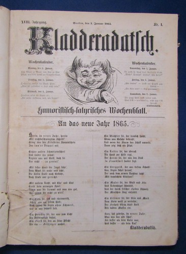 Kladderadatsch jahrg hefte - 18., jahrg.hefte