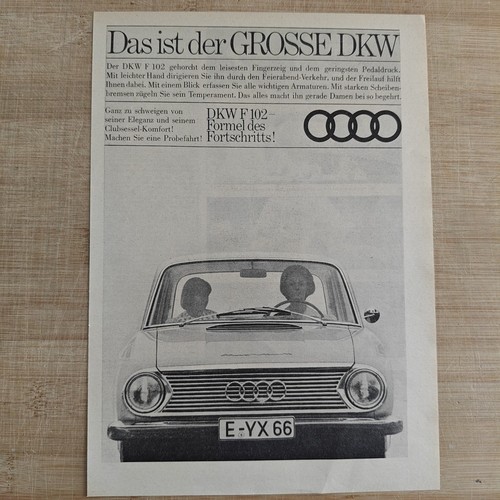 Audi dkw 102 - f, 1964