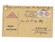 W933 Brief Dienstpost v. Markt-Erlbach nach Stadtoldendorf 1933