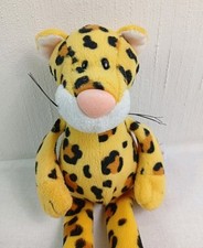 Vintage Nici Leo Leopard ca. 25cm Plüschtier Kuscheltier Schlenkertier