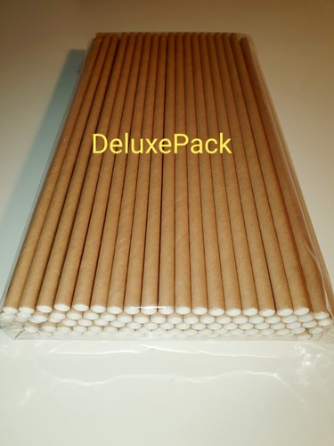 Papier trinkhalme ø6x200 mm - trinkhalme,