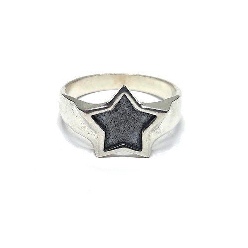 925 silber ring stern design - silber,