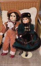 Franklin Mint Porzellan Sammler- Puppe, 40cm, Design Janet Johnson preisgekrönt