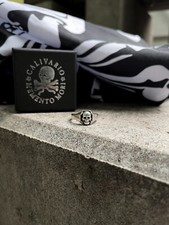 Totenkopf silber 925 biker - ,
