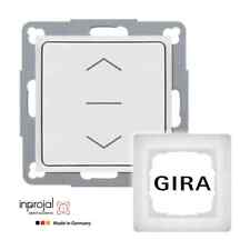 Rolladen Schalter Taster UP Unterputz + GIRA Rahmen für Jalousie Rollo Motor