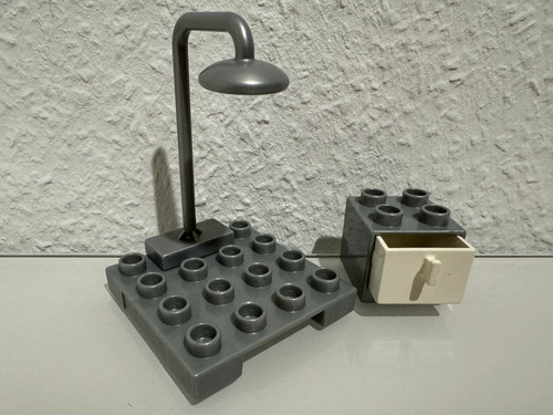 Lego duplo bad silber - lego,
