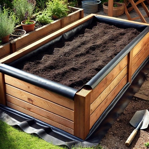 Hochbeet folie aus epdm - folie,