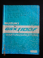 Wartungsanleitung Suzuki GSX1100 F, Reparaturanleitung ab Baujahr 1988