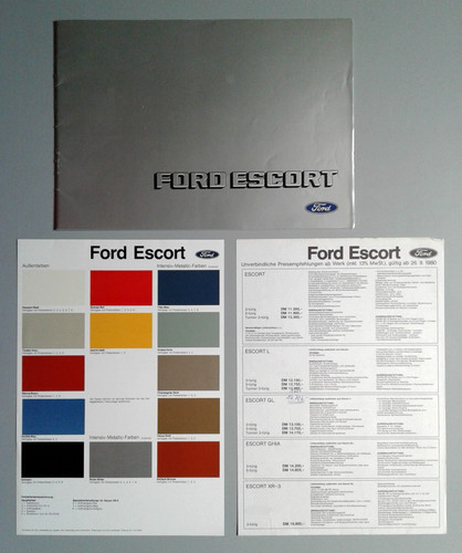 Ford escort prospekt - ford,