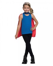 Supergirl maske umhang set - &,