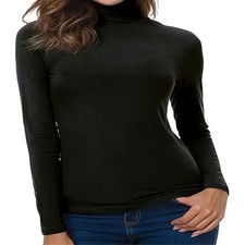 Hochgeschlossenes Langarmshirt