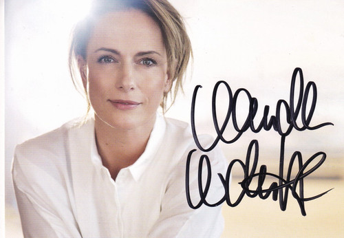 Autogramm claudia michelsen - autogramm,