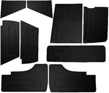 VW Bus Bulli T3 T2 Türpappen Innenraum Verkleidung Pappen Set 9-Teilig SCHWARZ