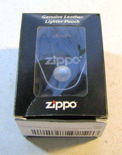 Zippo lederetui mit - zippo,