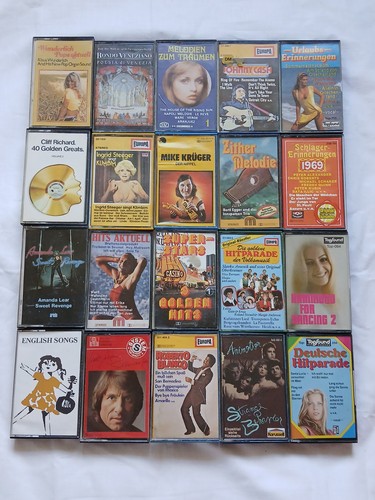 Vintage musik kassetten mc - vintage, musik-kassetten