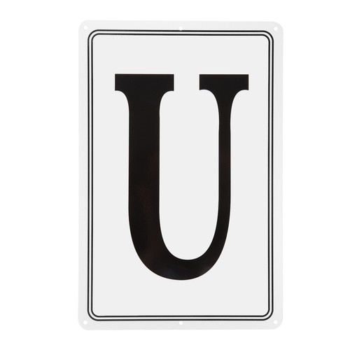 Aluminium buchstabenschild - aluminium,
