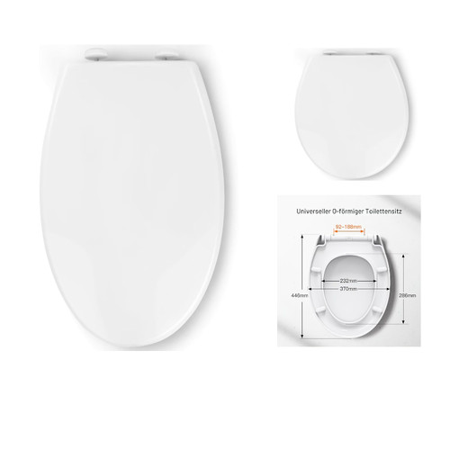 Toilettensitz form weiß - toilettensitz,