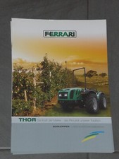 FERRARI THOR Schlepper, Traktoren Prospekt von 09/2010 ( 8529 )
