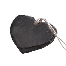 SCHIEFERHERZ Hänger 7x6cm