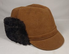 True Vintage Herrenhut Hut Mütze Wintermütze 20er 30er Jahre braun Theater Film