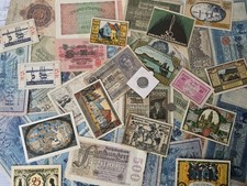 Großes Lot Deutsches Reich Notgeld,Banknoten,Münzen ua Berlin 