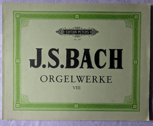 Bach orgelwerke viii 8 - bach:,