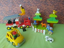 Lego Duplo Feuerwehr - Rettungsaktion Tiere Figuren Auto Bausteine Zubehör