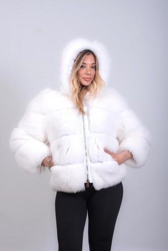 Fuchsjacke weiss damenjacke - fuchsjacke,