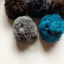 Woll-Bommeln für Mützen zum Annähen 
