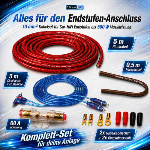 10mm endstufe verstärker - 10mm²,