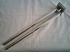 Nie wieder bohren Handtuchhalter, zweiarmig, Serie Quadro, 40cm, verchromt