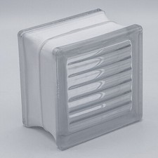 Basic Glasbausteine Gekreuzt, 11,5 x 11,5 x 8 cm - 5 Stück