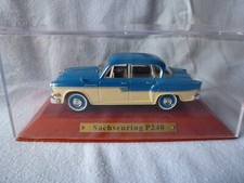 Sachsenring P240 Atlas Verlag 1/43 Spur 0 OVP-Klarsichtvitrine DDR Ostalgie