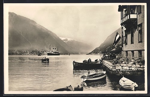 Ansichtskarte odda hotel am - odda,,