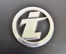 Original Irmscher Opel Manta B i2800 Front Emblem 95 17 151 chrom Kunststoff