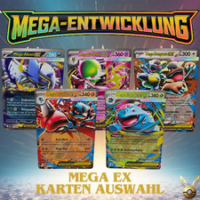 Pokemon Karten Mega EX AUSWAHL Mega Entwicklungen DEUTSCH Double Rare Holo