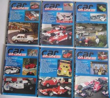 Car on Line - Slot Racing Zeitschrift, Zeitung 6 Ausgaben 1-6 2007  Konvolut 