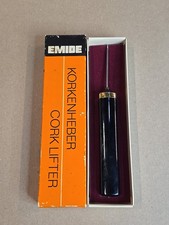 EMIDE Korkenheber Korkenzieher Flaschenöffner Vintage MID CENTURY